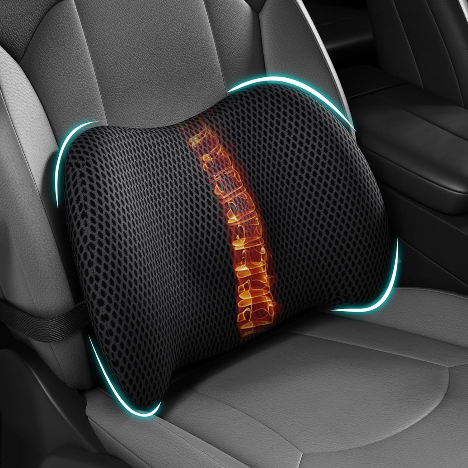 Home Office Cozy - Almohada Ergonómica de Soporte Lumbar para