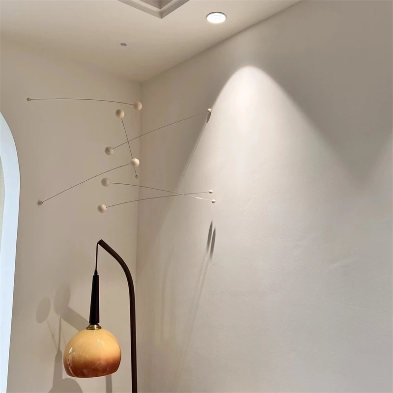 Home Office Cozy - Campana de viento minimalista móvil colgante