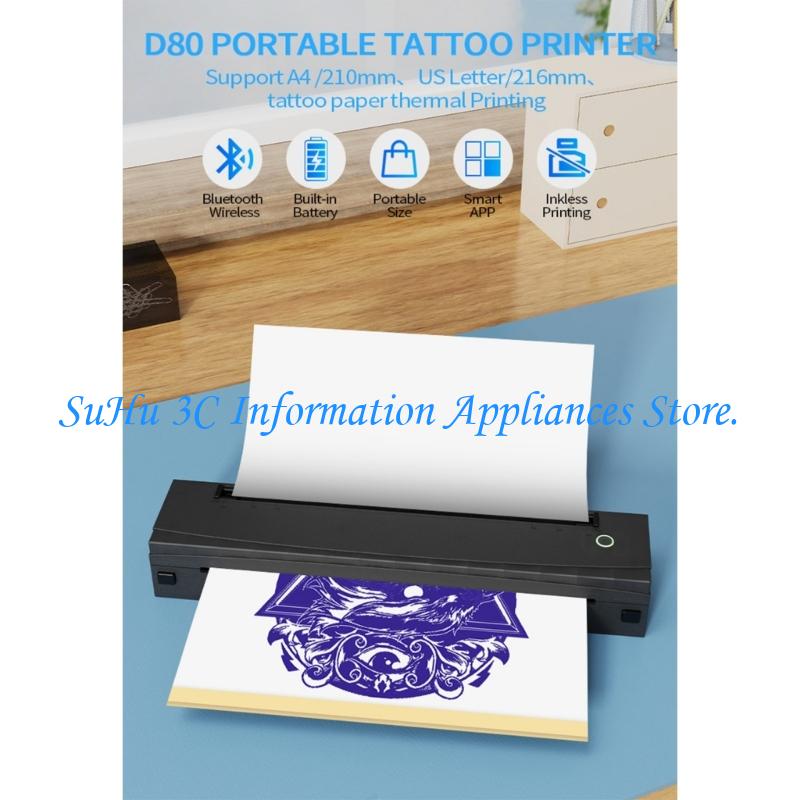 Laser Printer Home - Impresora tatuajes térmica portátil fácil operar