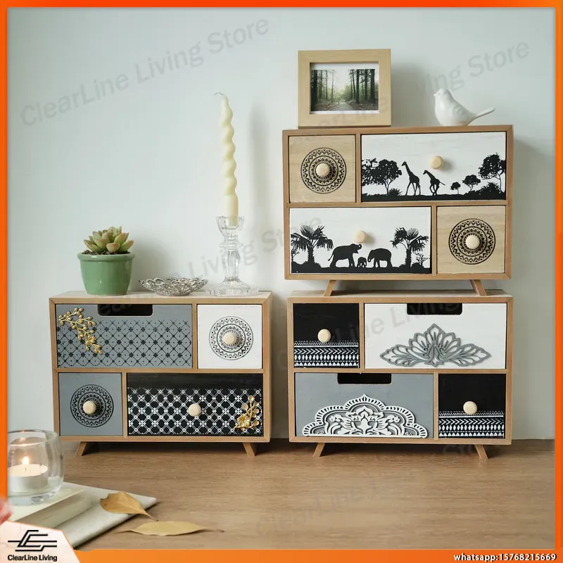 Office Drawer Organizer - Cajonera de Escritorio de Madera con