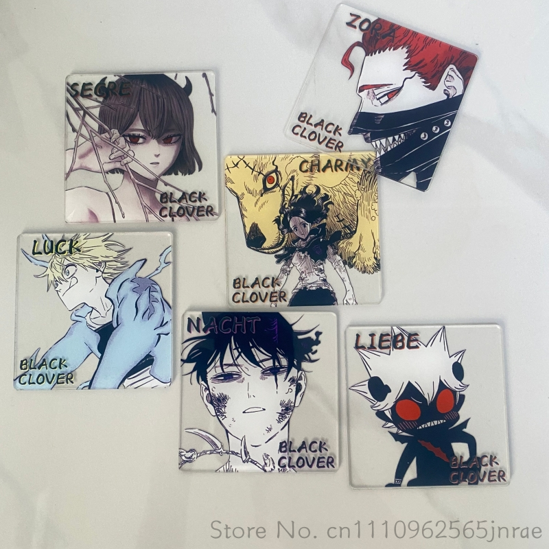Home Office Jobs - Posavasos Acrílicos Creativos de Anime Black