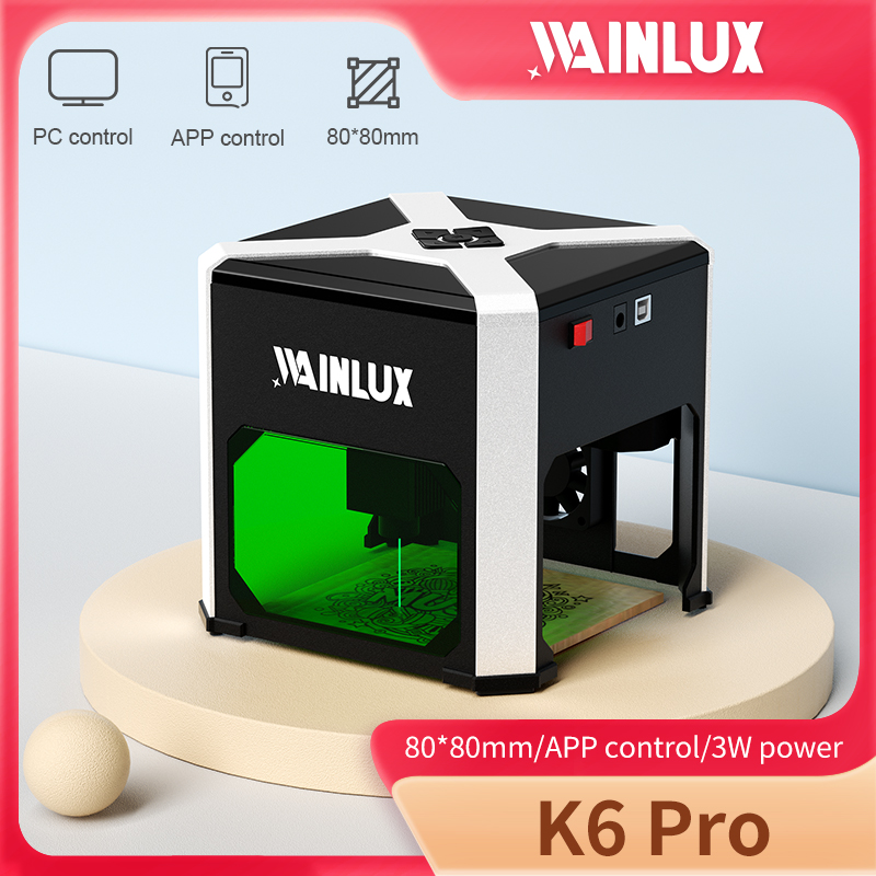 Laser Printer Home - Wainlux-grabador láser K6, impresora de marcado,