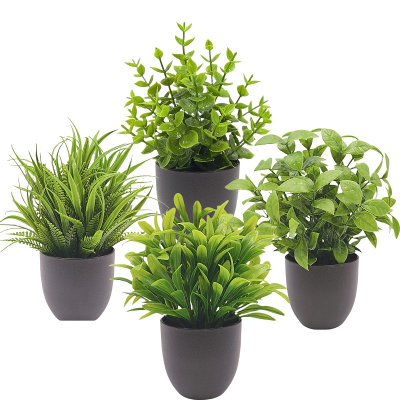 Home Office Word - Bonsái de Planta Verde Simulado, Decoración