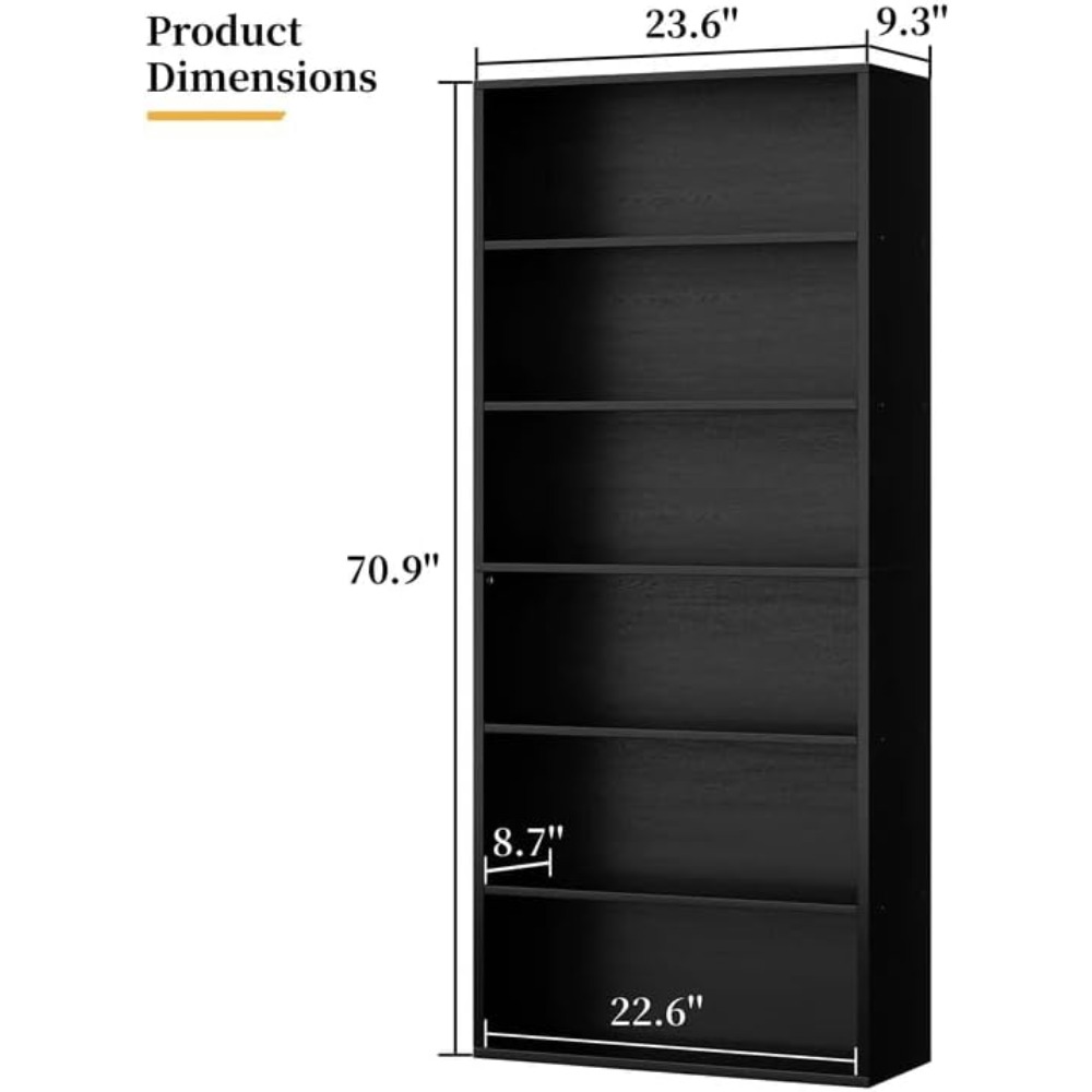 Librería Abierta de 6 Niveles, - Home Office Living Room reseña y precio