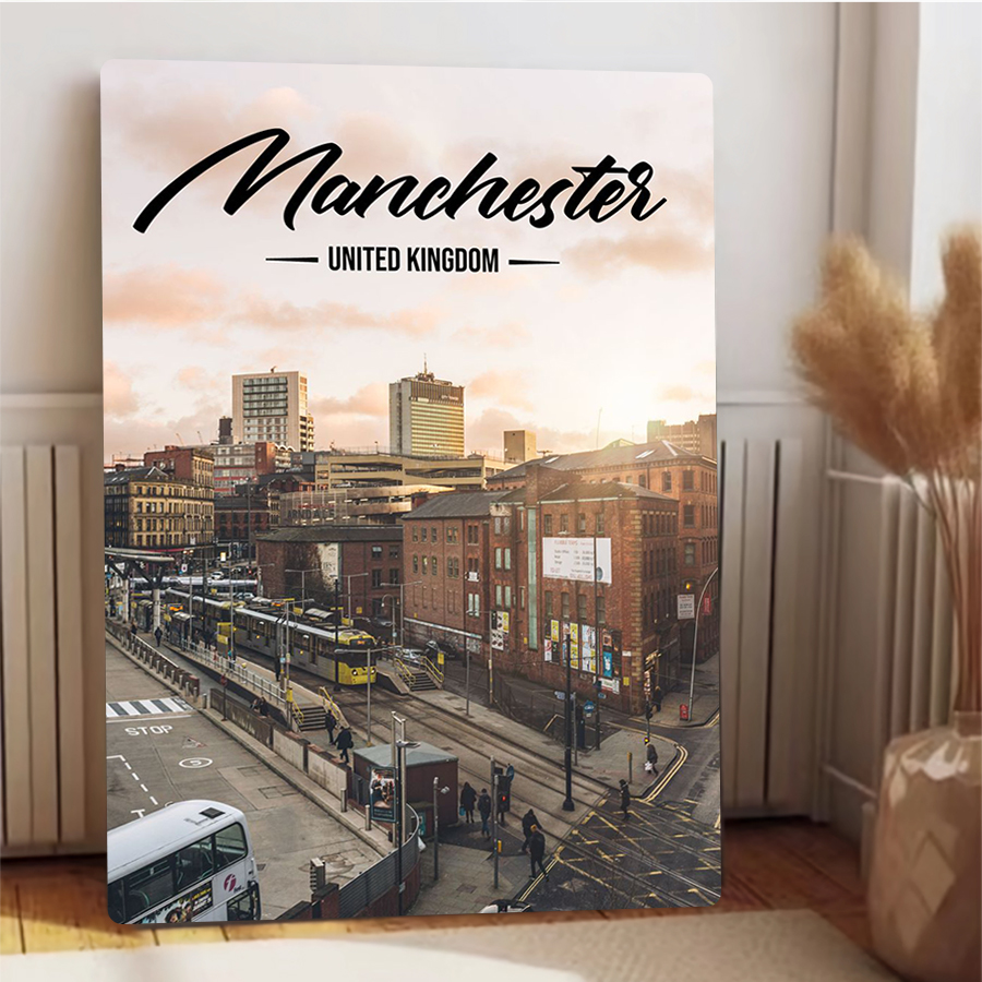 Arte de pared de metal de Manc - Home Office In Uk reseña y precio