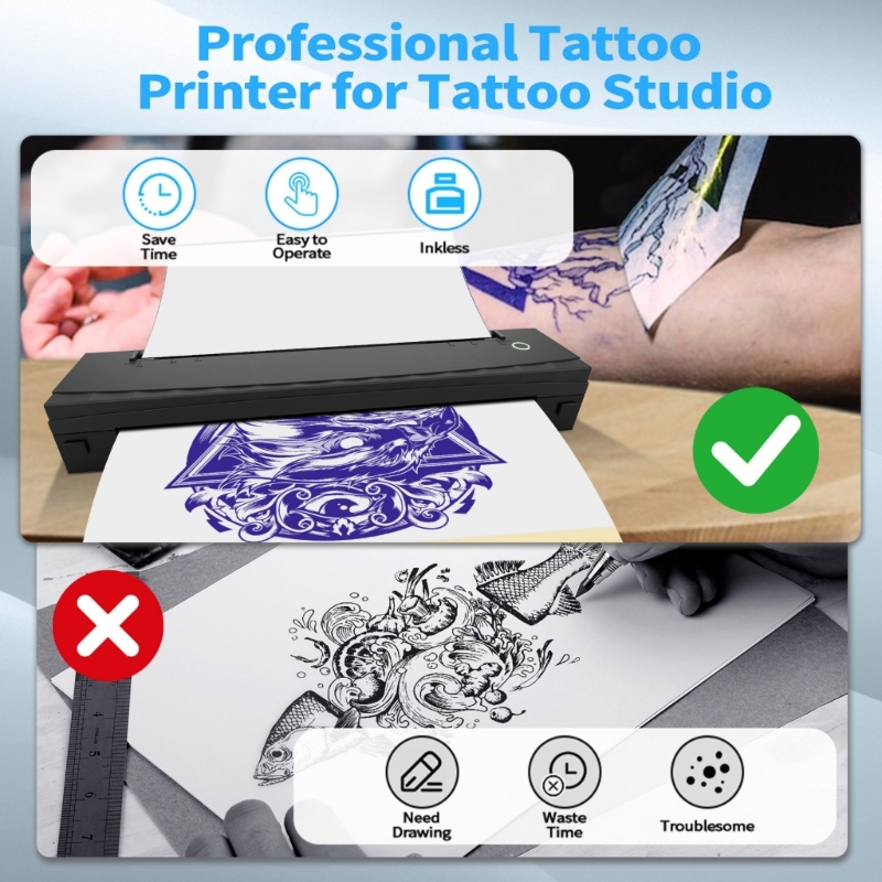 Impresora tatuajes térmica por - Laser Printer Home reseña y precio