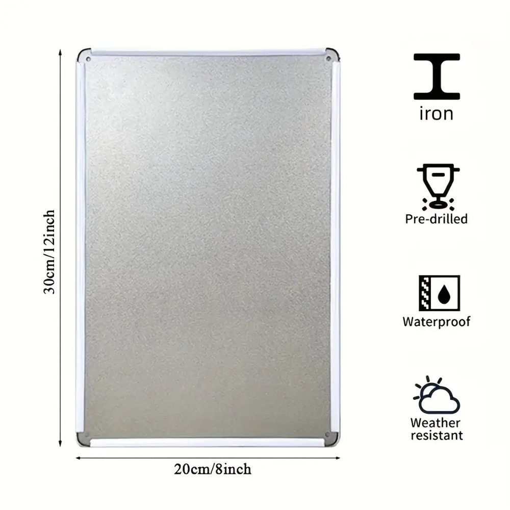 Placa de pared metálica person - Home Office Gif reseña y precio