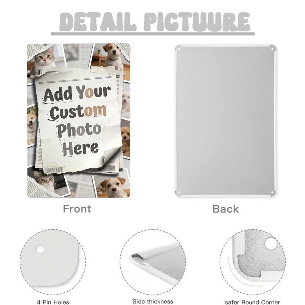Placa de pared metálica person - Home Office Gif reseña y precio
