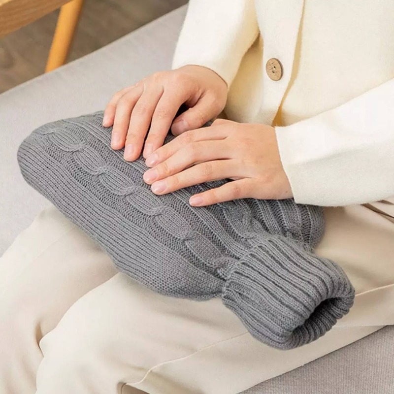 1 funda gris para botella de a - Home Office Cozy reseña y precio