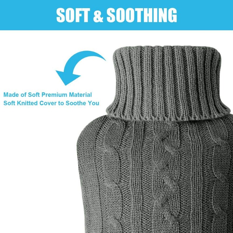 1 funda gris para botella de a - Home Office Cozy reseña y precio