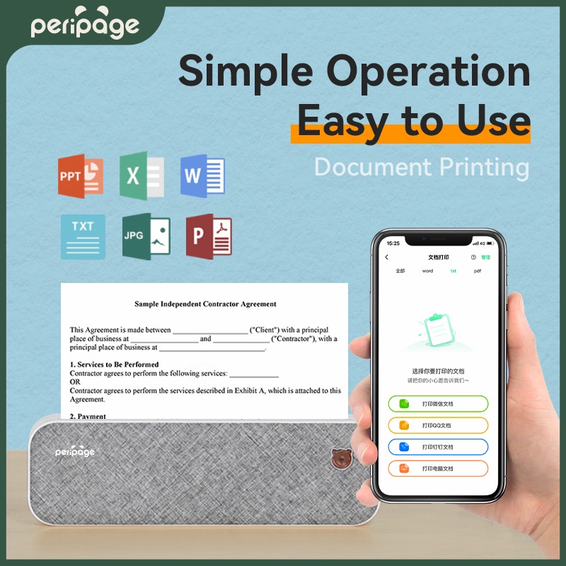 Peripage-impresora portátil A4 - Laser Printer Home reseña y precio