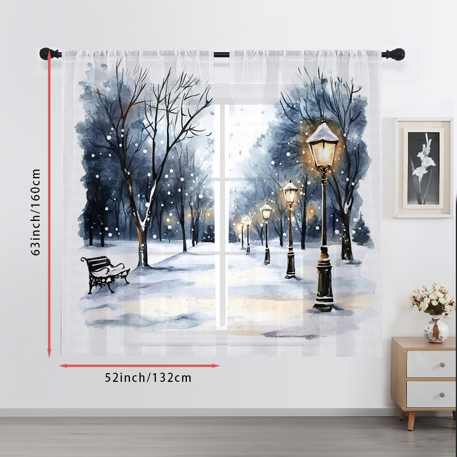 2 Cortinas Transparentes con E - Home Office Lamp reseña y precio
