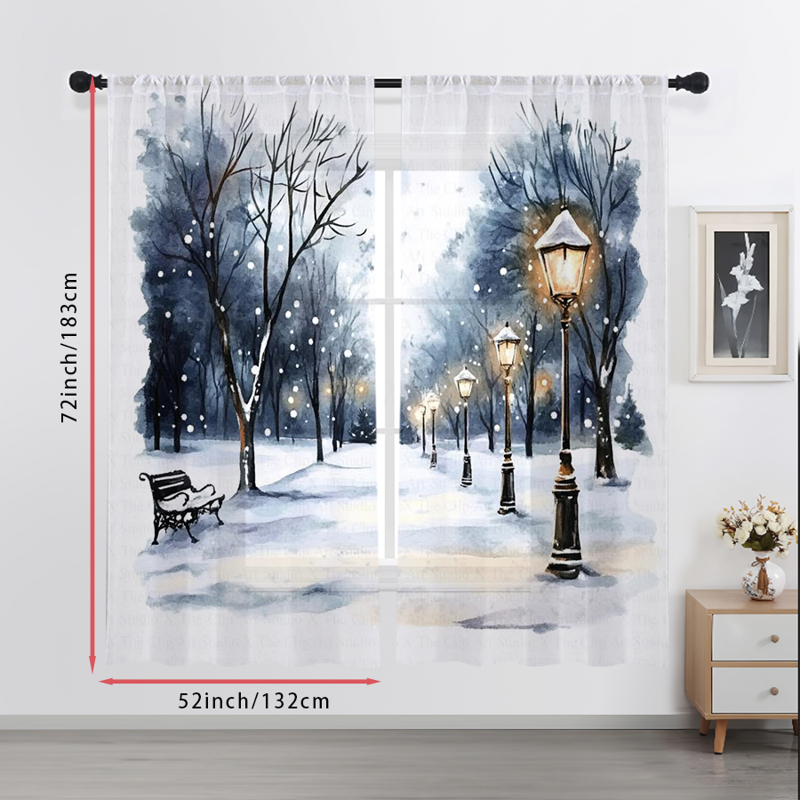 2 Cortinas Transparentes con E - Home Office Lamp reseña y precio