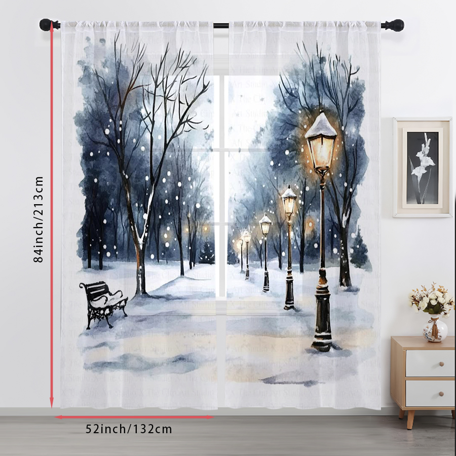 2 Cortinas Transparentes con E - Home Office Lamp reseña y precio