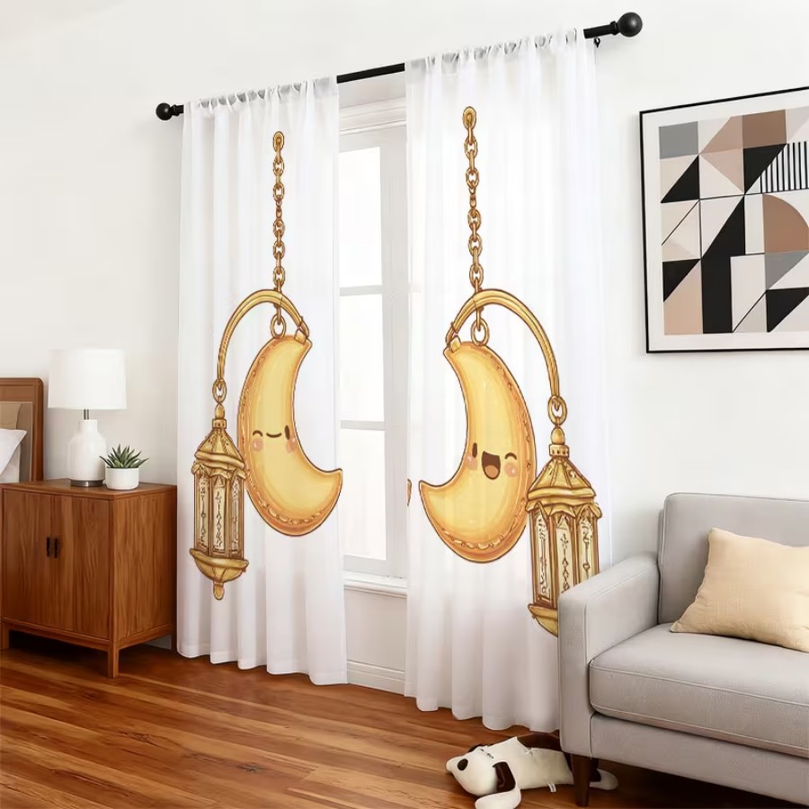 2 Cortinas Transparentes con E - Home Office Lamp reseña y precio