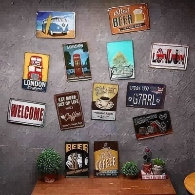 Arte Metálico de Pared con Dis - Home Office Gif reseña y precio
