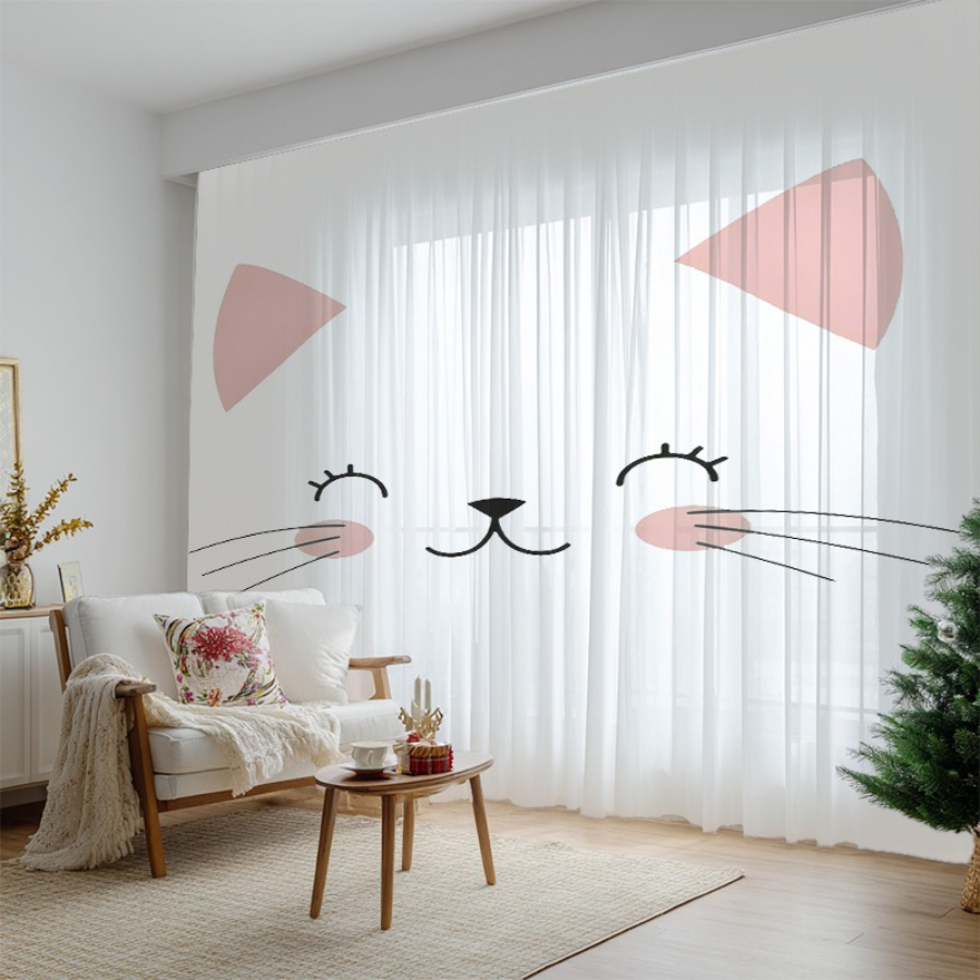 2 Cortinas Transparentes con E - Home Office Rate reseña y precio