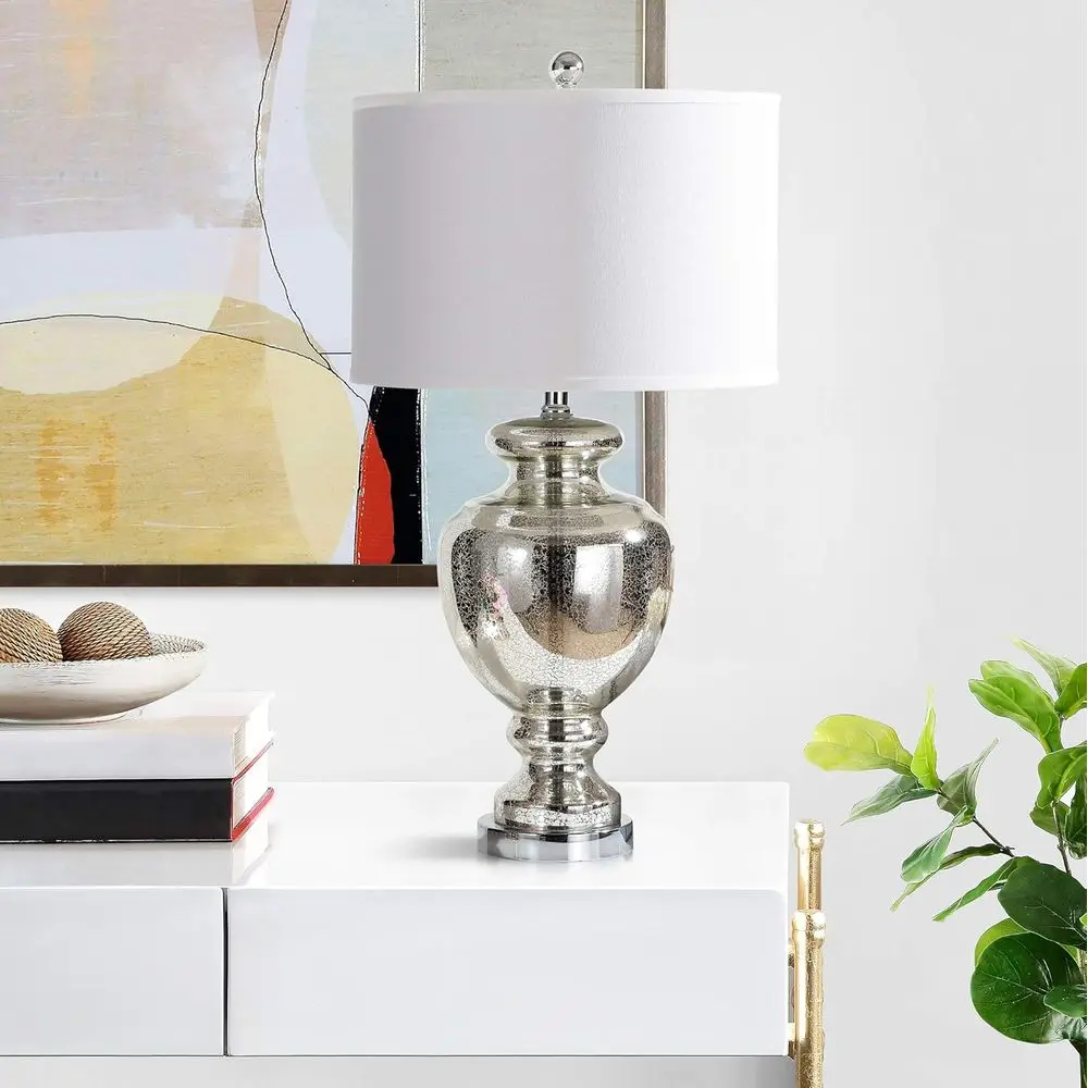 Lámpara de Mesa de Vidrio Plat - Home Office Living Room reseña y precio
