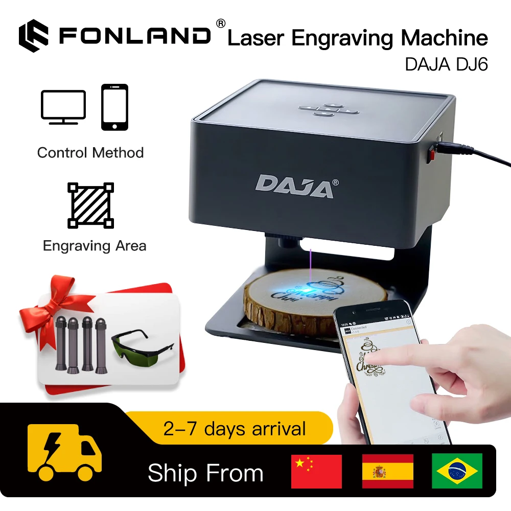 Grabador láser DAJA CNC DIY DJ - Laser Printer Home reseña y precio