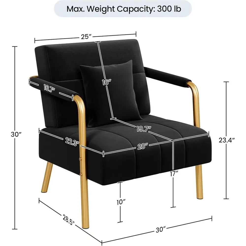 Sofá Elegante de Terciopelo de - Home Office Studio reseña y precio