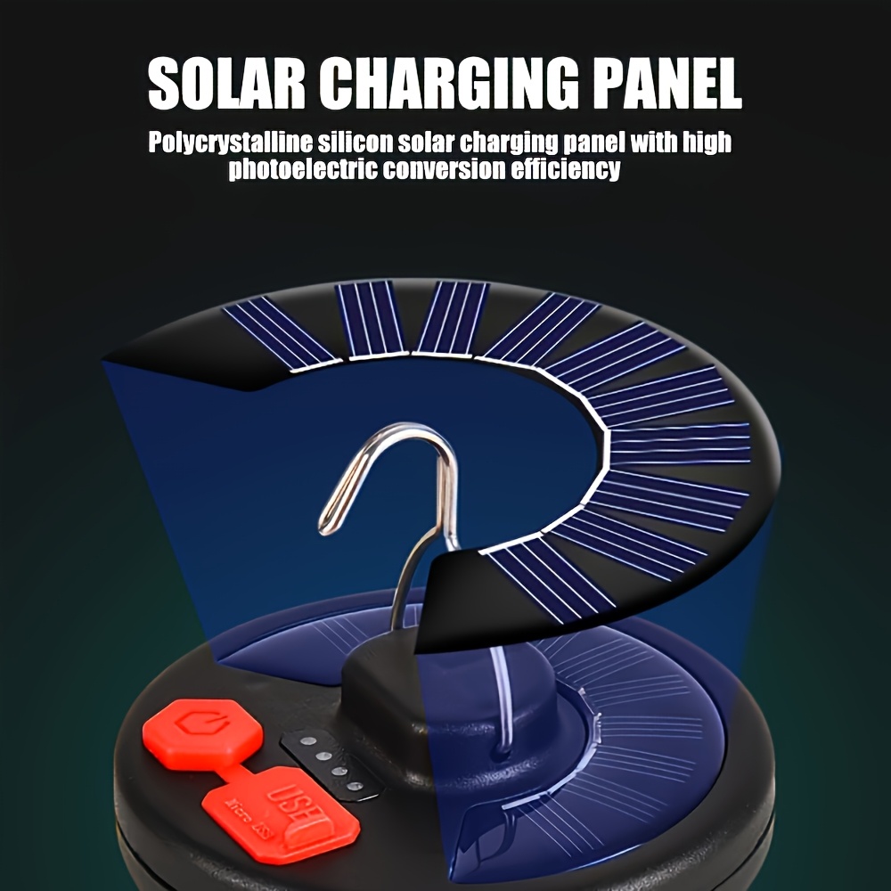 Linterna solar para acampar, l - Home Office Lamp reseña y precio