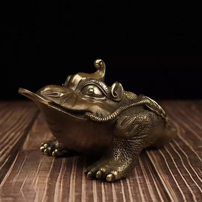 Estatua de sapo de dinero de t - Home Office Gif reseña y precio