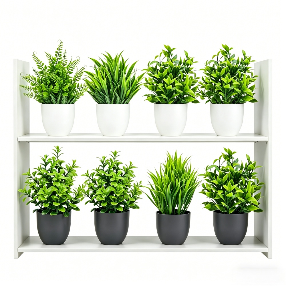 Juego de 4 Mini Plantas Artifi - Home Office Word reseña y precio