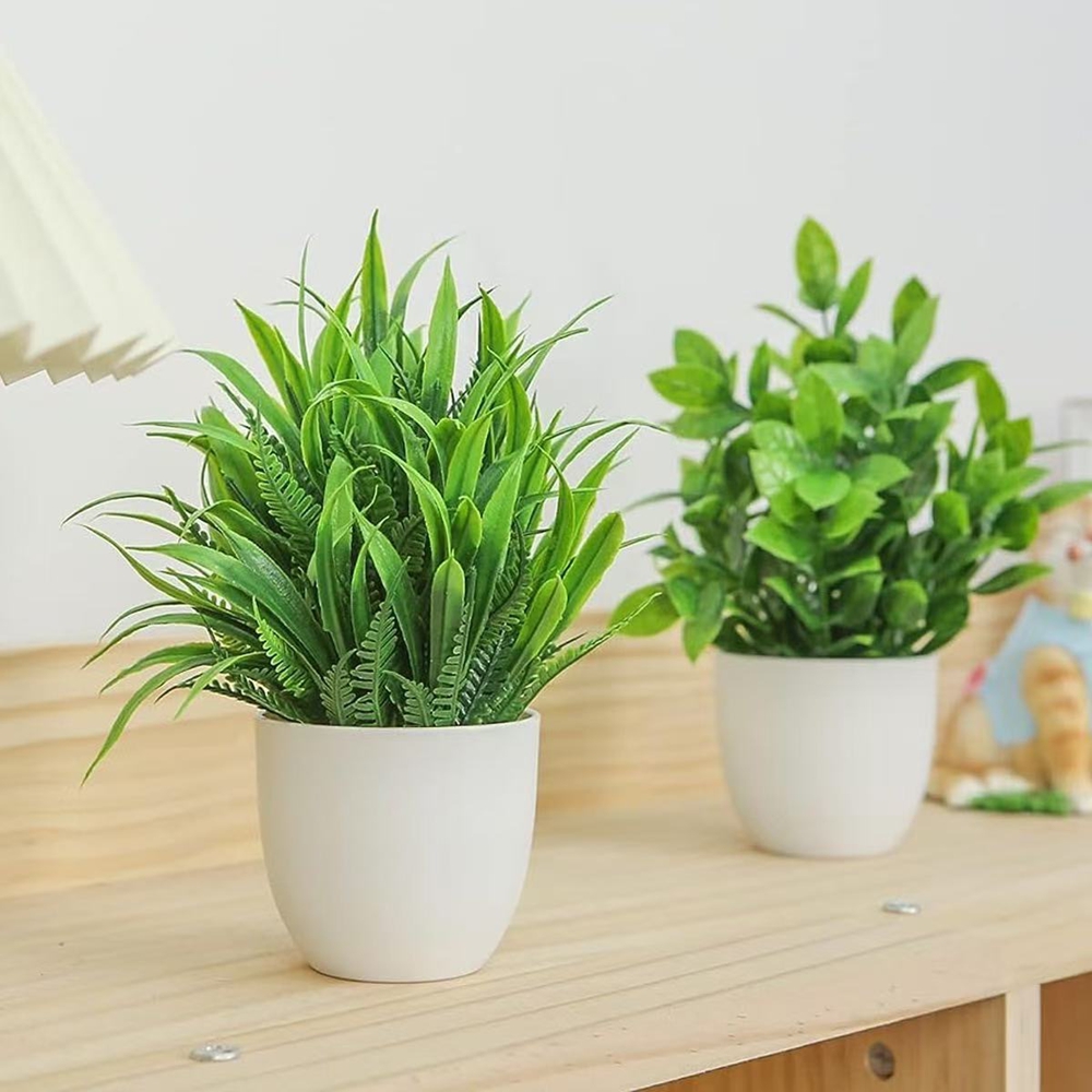 Juego de 4 Mini Plantas Artifi - Home Office Word reseña y precio