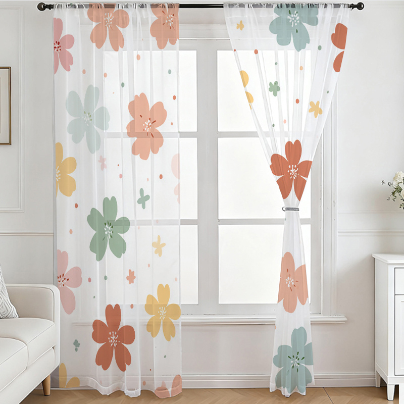 2 Cortinas Transparentes con E - Home Office Rate reseña y precio