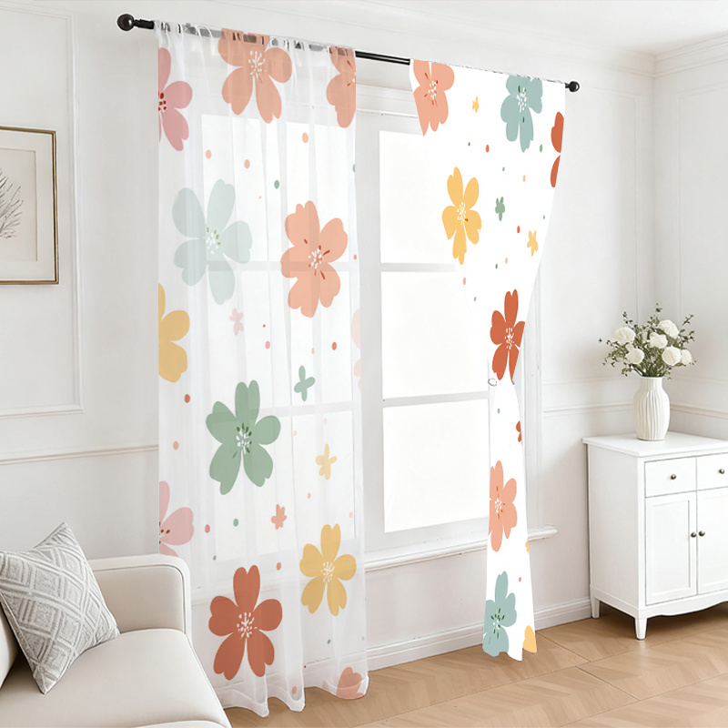 2 Cortinas Transparentes con E - Home Office Rate reseña y precio