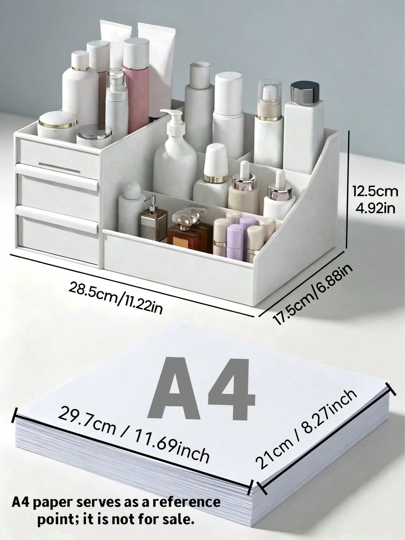 Caja de almacenamiento de maqu - Office Drawer Organizer reseña y precio