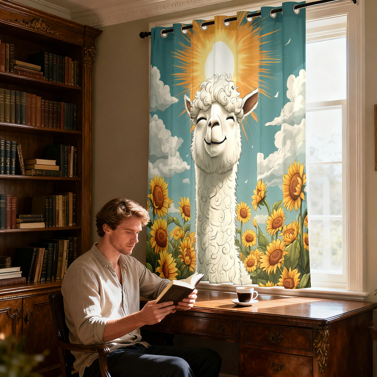 Cortina de un solo panel con e - Home Office Rate reseña y precio