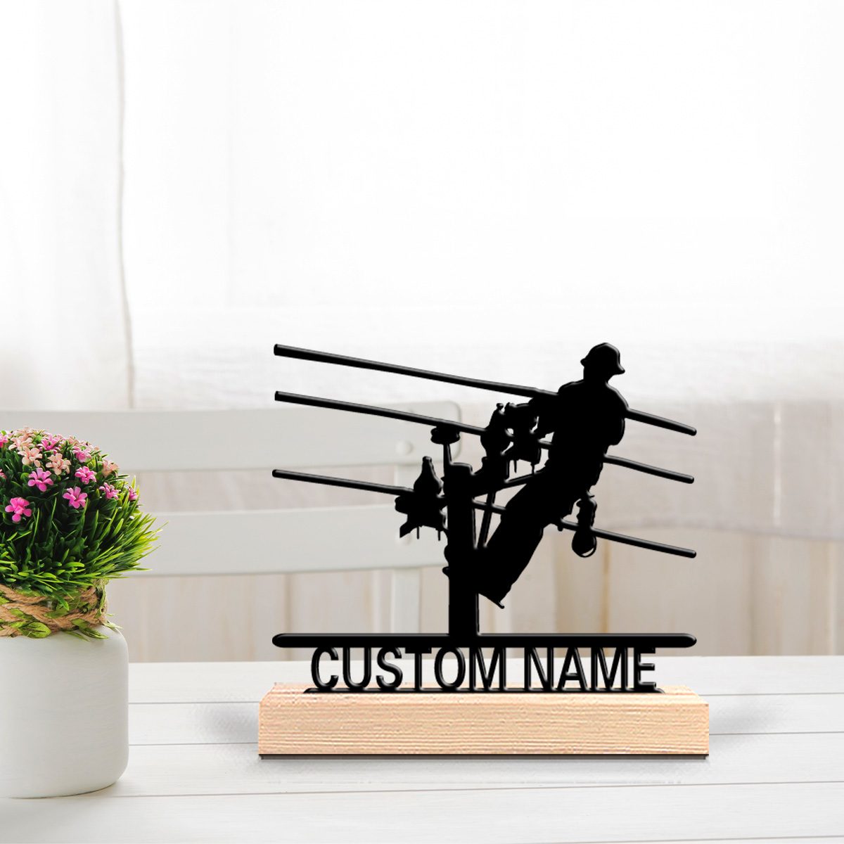 Estatua Metálica de Electricis - Home Office Living Room reseña y precio