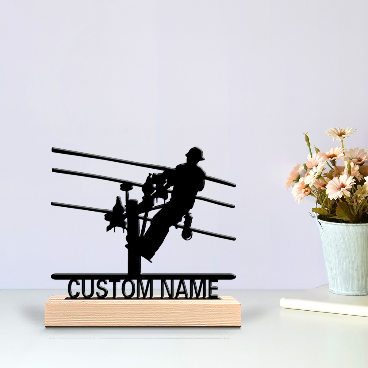 Estatua Metálica de Electricis - Home Office Living Room reseña y precio