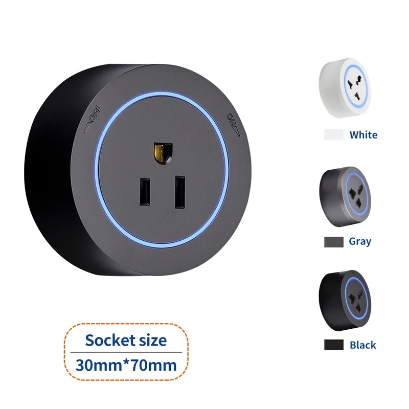 Enchufe de Pared Blanco y Negr - Home Office In Uk reseña y precio